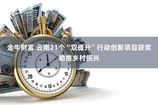 金牛财富 云南21个“双提升”行动创新项目获奖助推乡村振兴